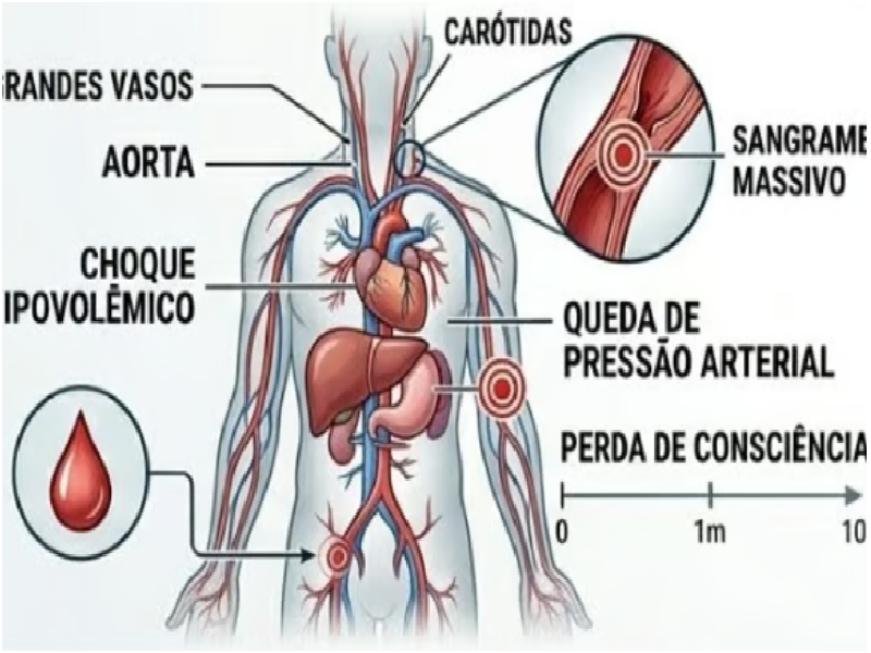 Fatores de incapacitação no emprego da arma de fogo