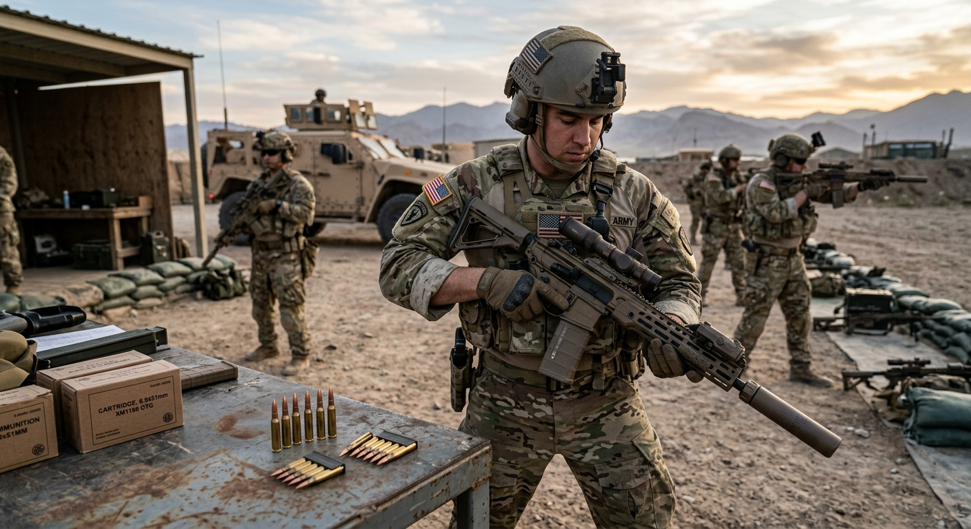 6,8x51mm: A Revolução que pode Destronar o 5,56x45mm nas Forças Armadas Americanas
