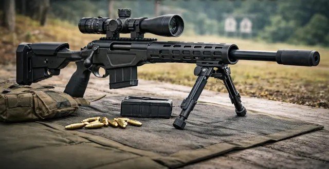 Novo fuzil de precisão .308 Winchester da IMBEL reforça a aposta brasileira em armamentos para atiradores de precisão